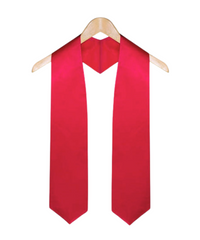 Red Graduation Stole
