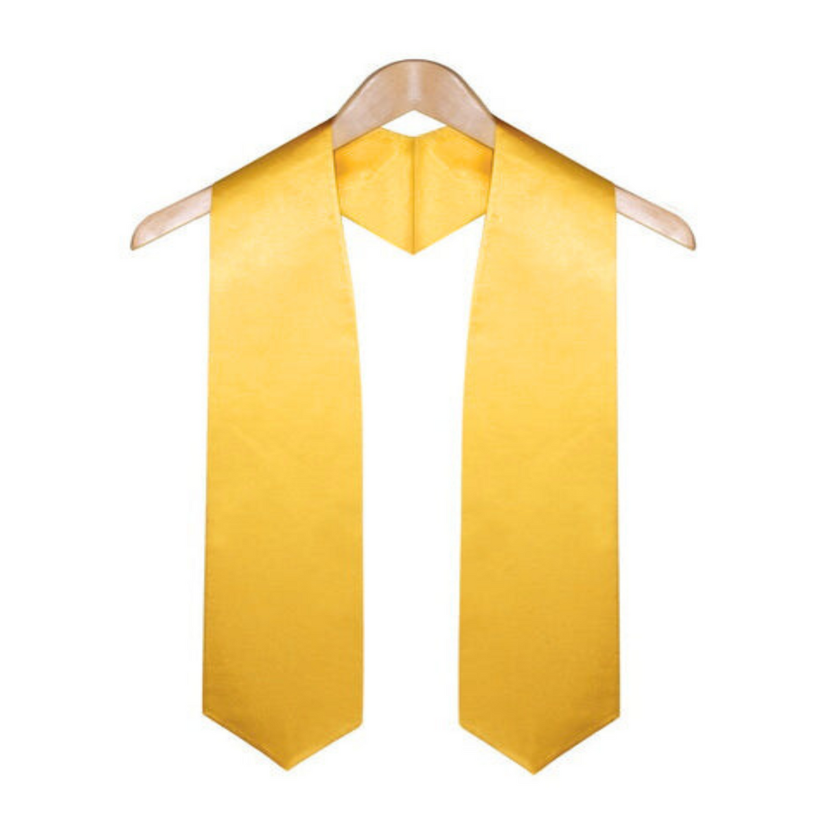 Yellow Gold Graduation Stole