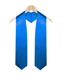 Royal Blue Graduation Stole