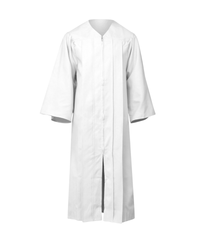 White Matte Kindergarten Gown Only