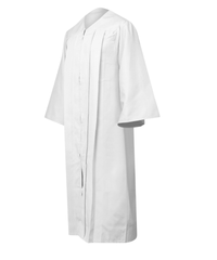 White Matte Children's Traditional Choir Robes