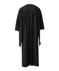 Premium Matte Fluted Master Graduation Gown only
