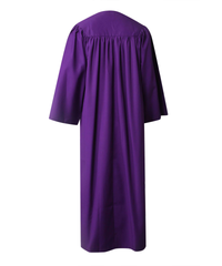 Purple Matte Children's Traditional Choir Robes