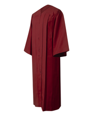 Maroon Matte High School Gown Only