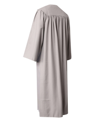 Grey High School Cap Tassel and Gown Set Matte