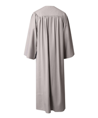 Grey High School Cap Tassel and Gown Set Matte