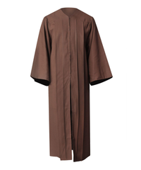 Brown Matte High School Gown Only