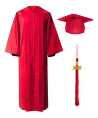 High School Graduation Cap Gown Package with Tassel & Stole Package | Premium Matte Finish 15 Color's