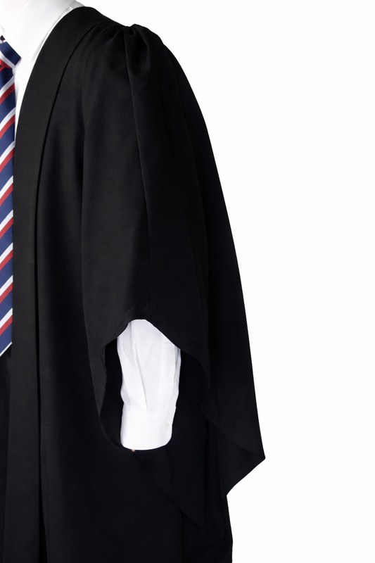 Deluxe Fluted Master Academic Gown & Mortarboard
