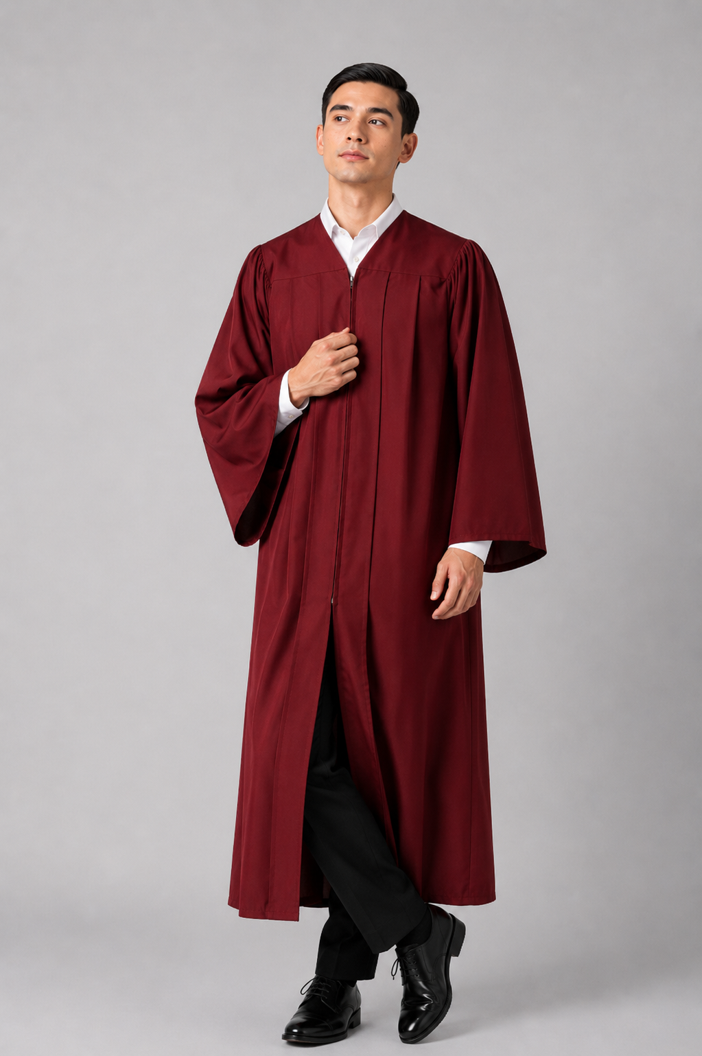 High School Graduation Gown Only | Premium Matte Finish 15 Color's