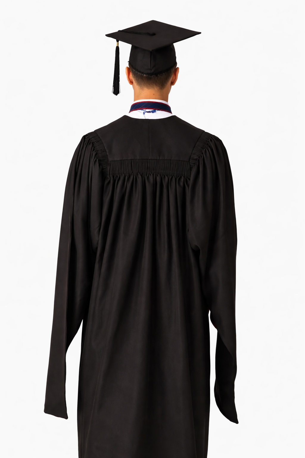 Deluxe Fluted Master Academic Gown & Mortarboard