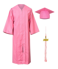 High School Graduation Cap Gown Package with Tassel & Stole Package | Premium Matte Finish 15 Color's