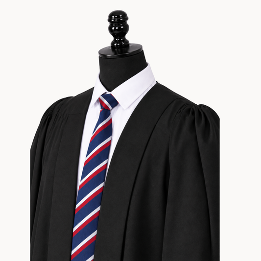 Deluxe Fluted Master Academic Gown & Mortarboard
