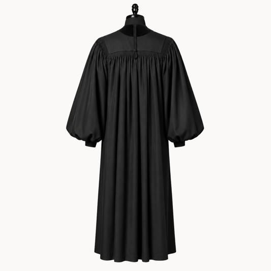 Traditional Front Velvet Geneva Clergy Robe