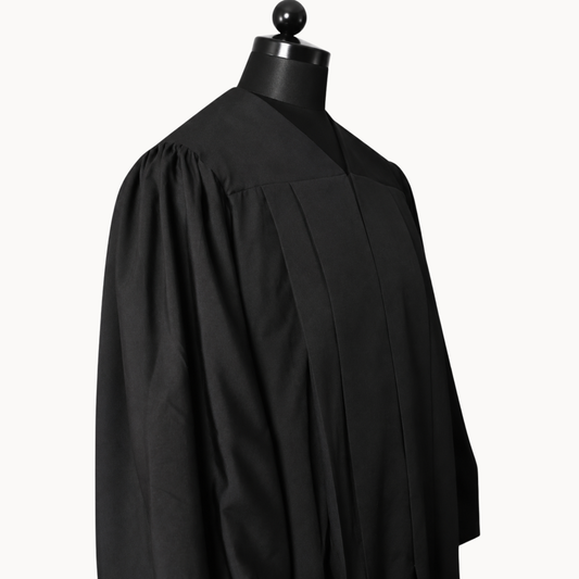 Classic Gathered Master Graduation Gown Only