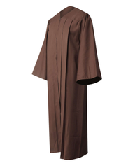 Brown High School Cap Tassel  and Gown Set Matte