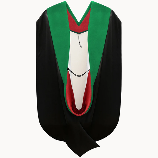 Doctor of Medicine Hood - Red & White