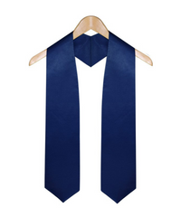 Navy Blue Graduation Stole