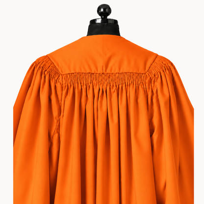 Premium Matte Fluted Bachelor Graduation Gown Only