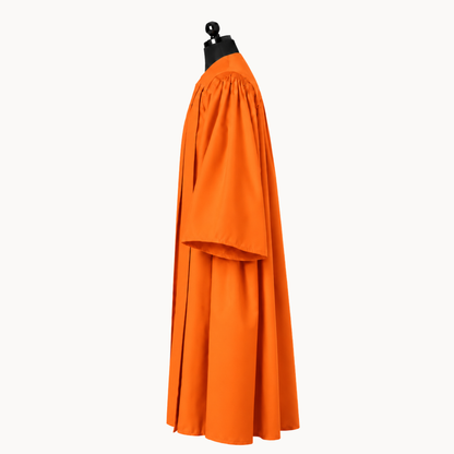 Premium Matte Fluted Bachelor Graduation Gown Only