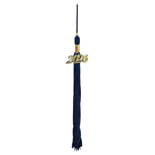 Navy Blue Graduation Tassel, Single Tassel