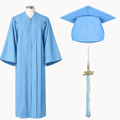 Kindergarten Graduation Cap, Gown & Tassel Package | Premium Matte Finish – 15 Colors