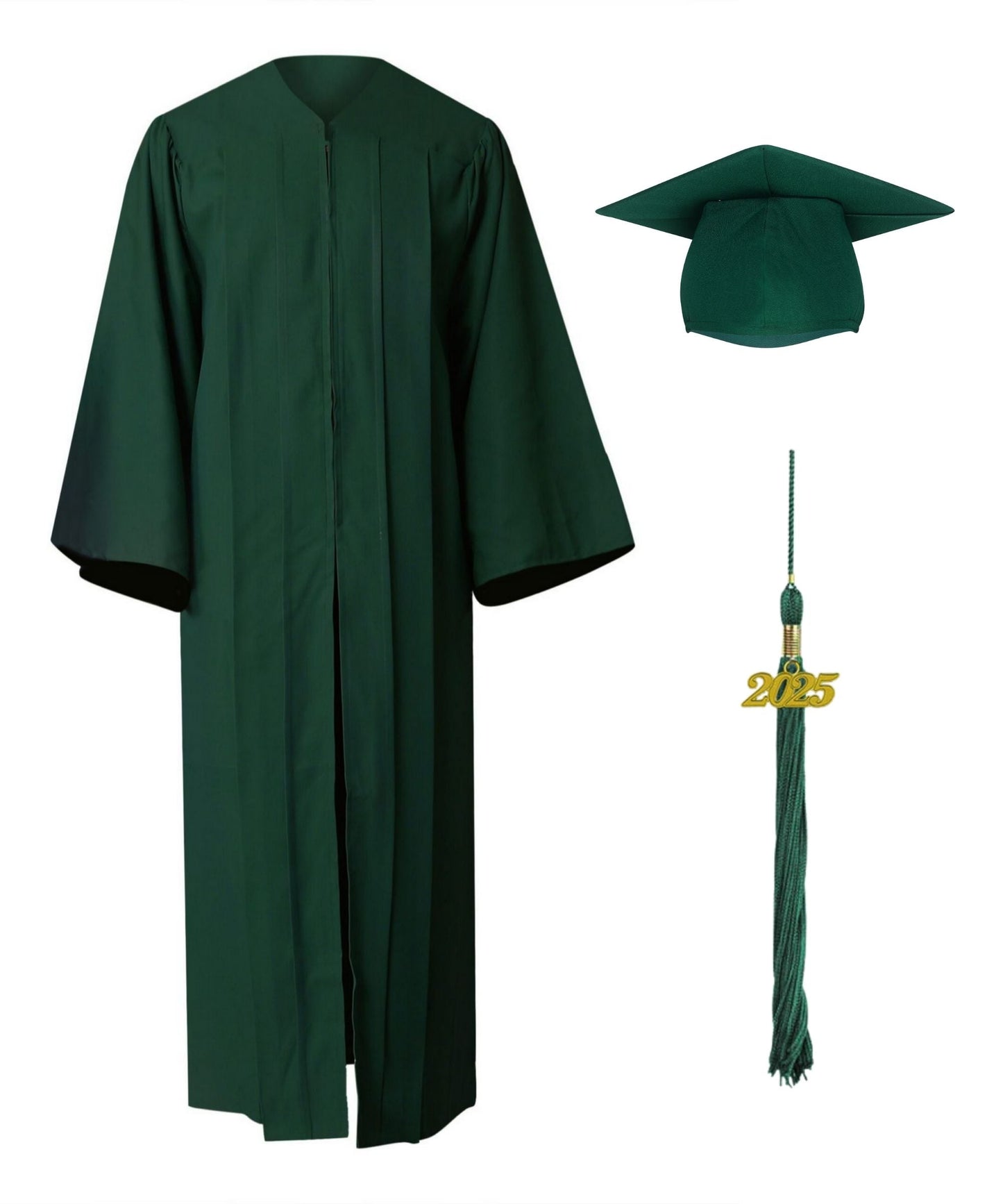 Kinder's Graduation Cap Gown Package with Tassel & Stole Package | Premium Matte Finish 15 Color's