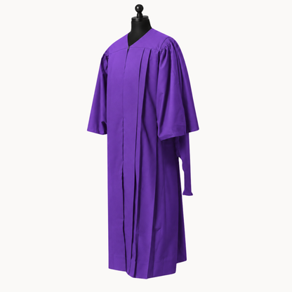 Premium Matte Fluted Master Graduation Package | Gown, Cap, Tassel, Hood, Stoles & Honor Cord