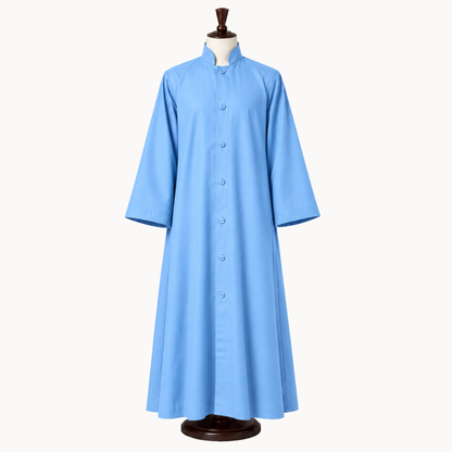 Traditional Choir Cassock, Adults & Children, Premium Matte Finish, Multiple Colors Available