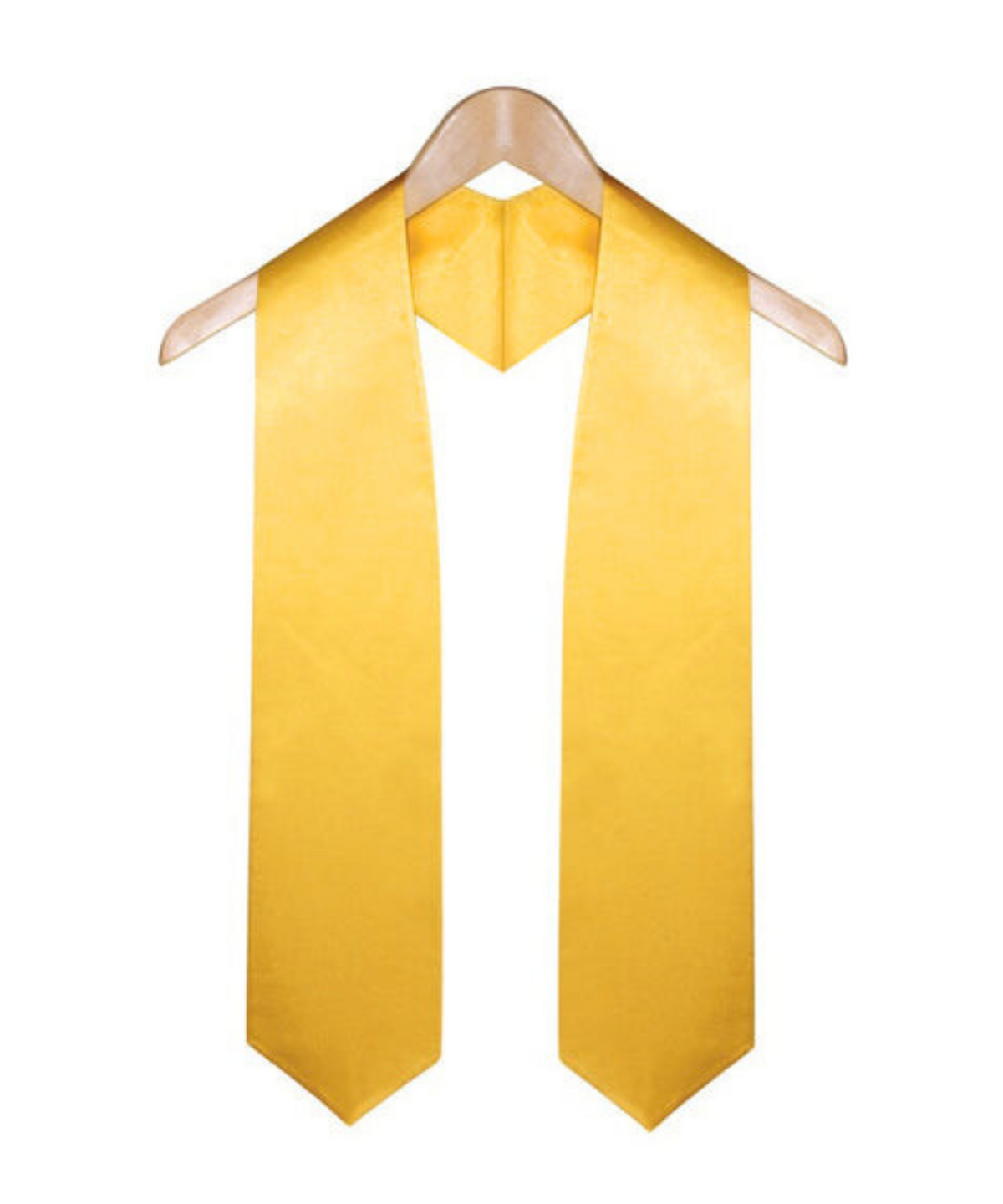 Yellow Gold Graduation Stole