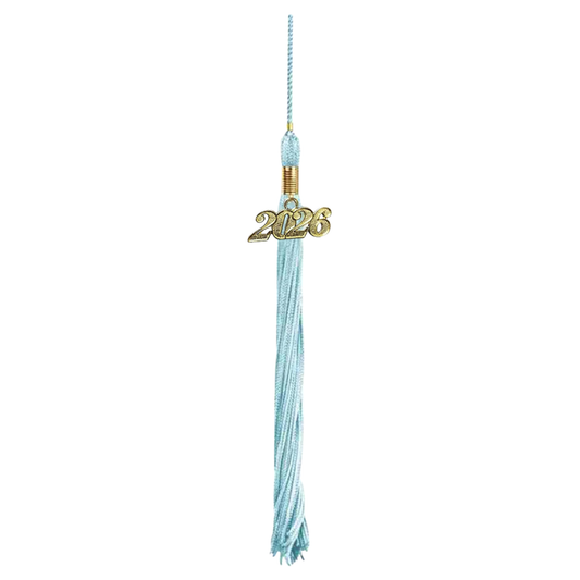 Sky Blue Graduation Tassel, Single Tassel