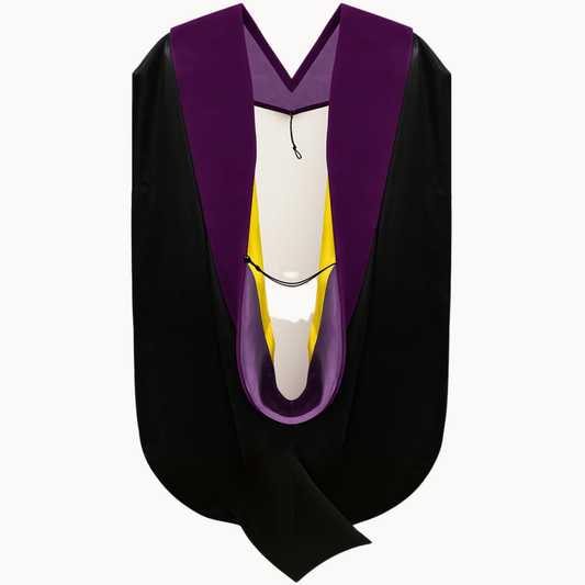 Doctor of Law Hood - Purple & Gold