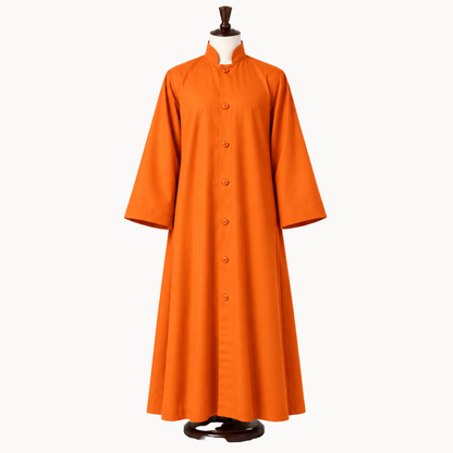 Traditional Choir Cassock, Adults & Children, Premium Matte Finish, Multiple Colors Available
