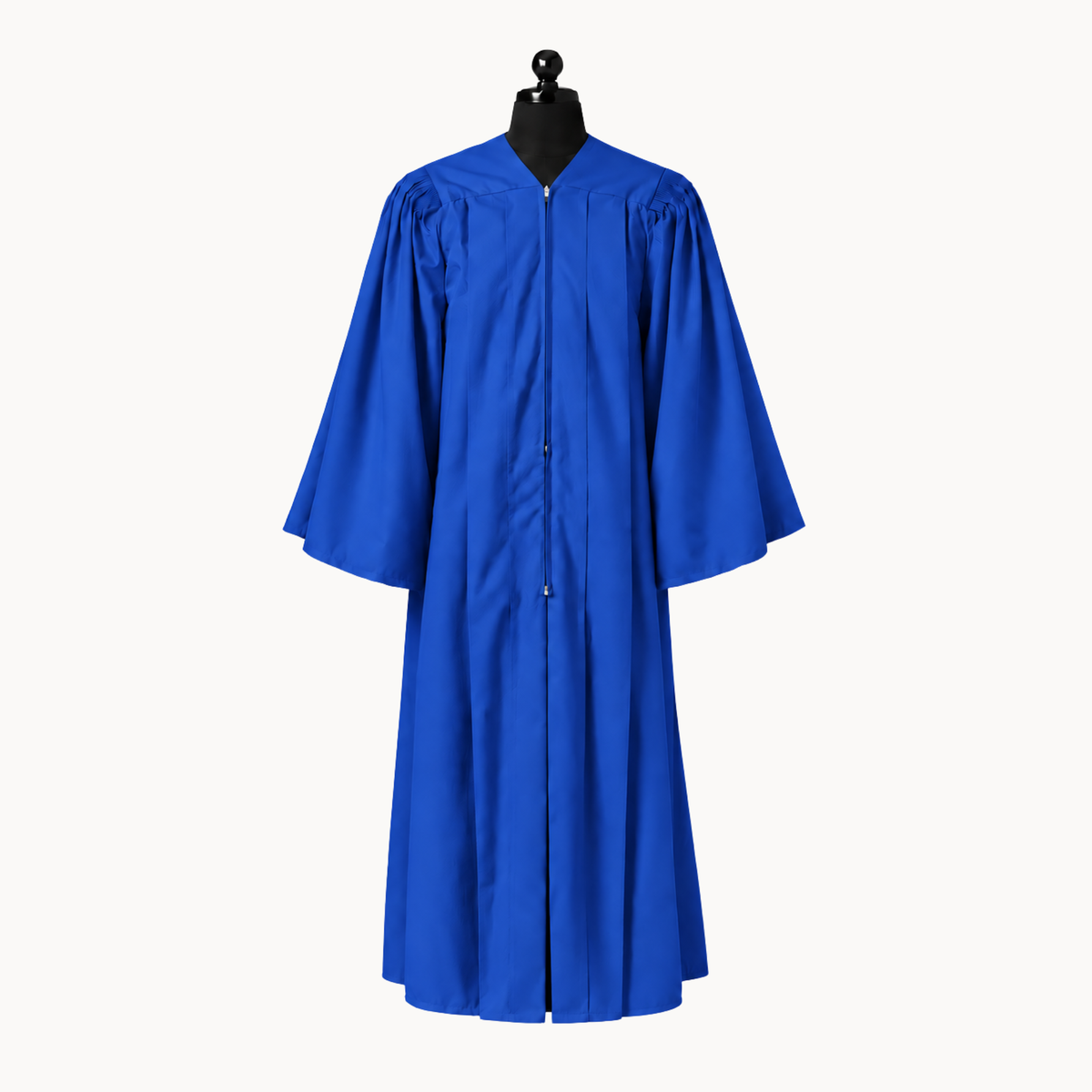 Premium Matte Fluted Bachelor Graduation Gown Only