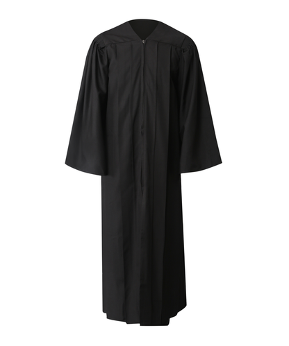Premium Matte Fluted Bachelor Graduation Gown Cap Tassel Package