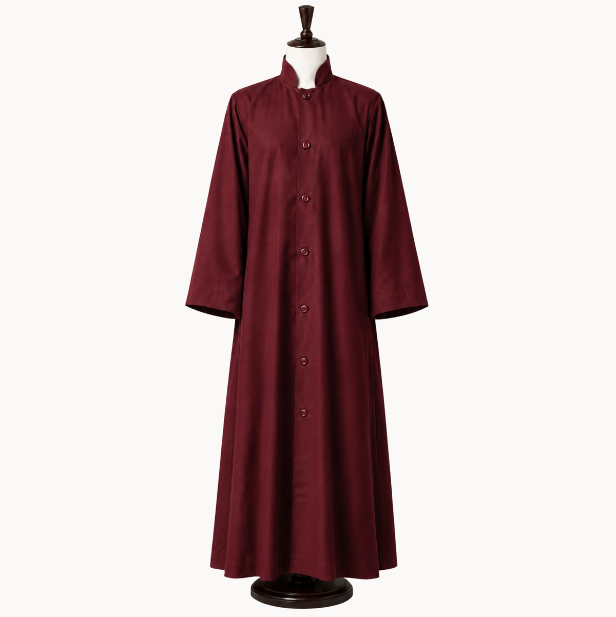 Traditional Choir Cassock, Adults & Children, Premium Matte Finish, Multiple Colors Available