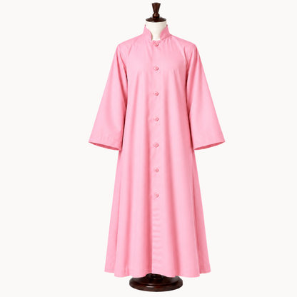Traditional Choir Cassock, Adults & Children, Premium Matte Finish, Multiple Colors Available