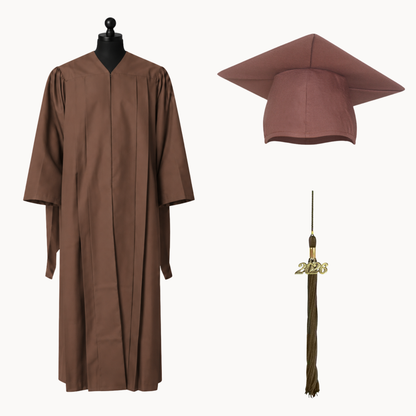 Classic Gathered Master Graduation Gown, Cap & Tassel Package