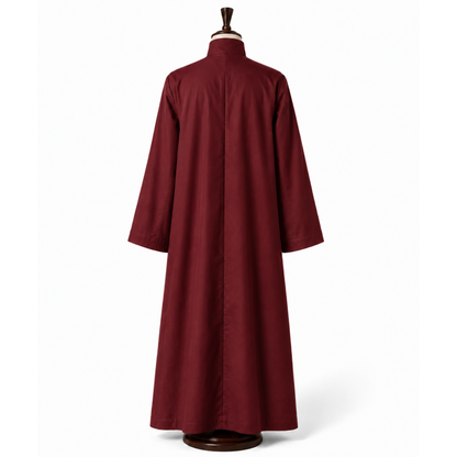 Traditional Choir Cassock, Adults & Children, Premium Matte Finish, Multiple Colors Available