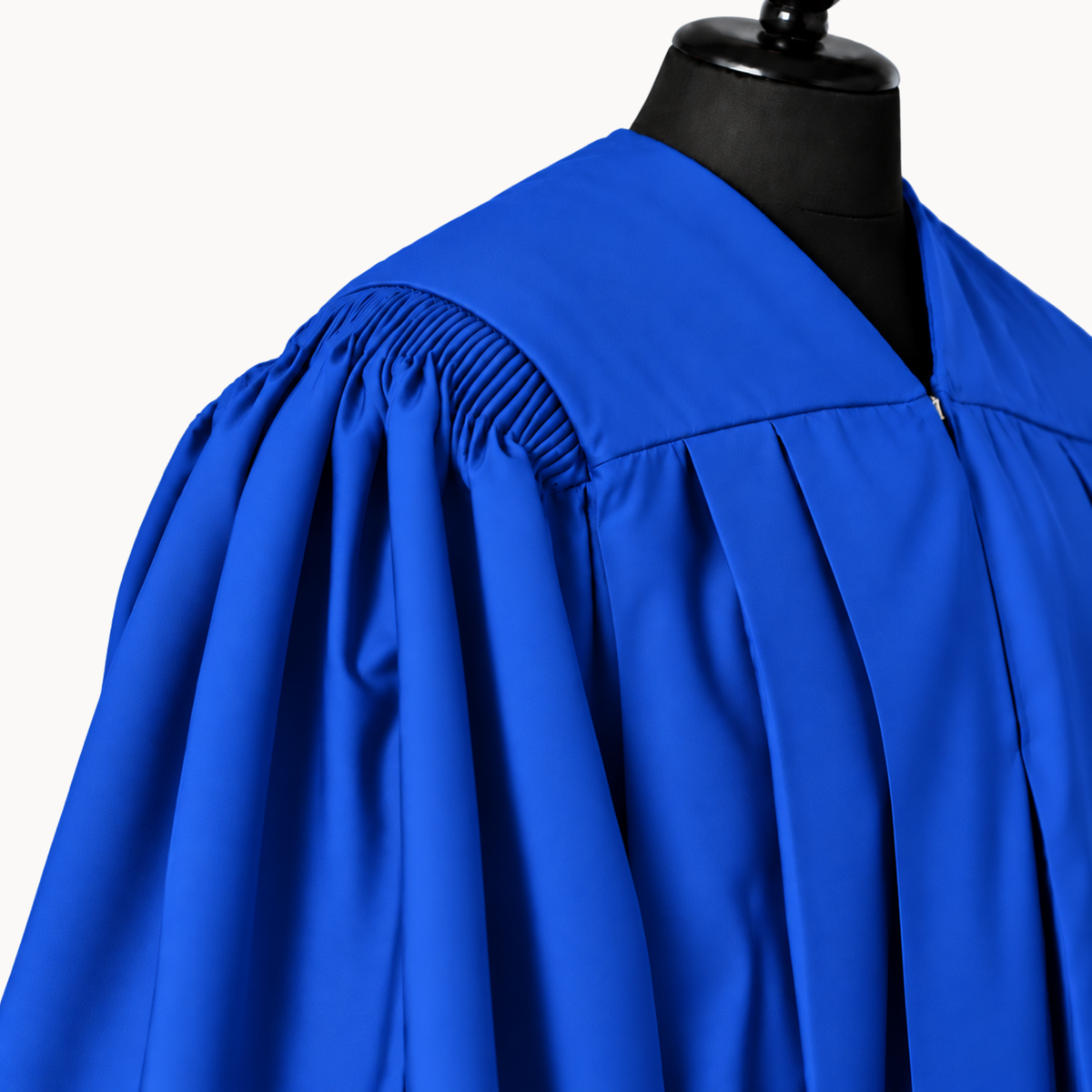 Premium Matte Fluted Bachelor Graduation Gown Only