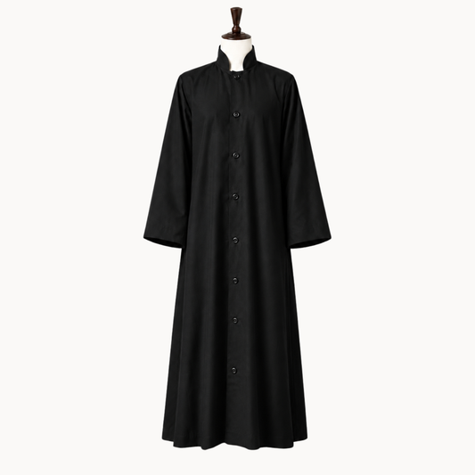 Custom Traditional Single-Breasted Cassock – Adults & Children