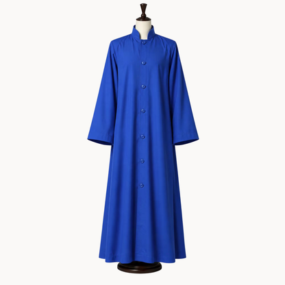 Traditional Choir Cassock, Adults & Children, Premium Matte Finish, Multiple Colors Available