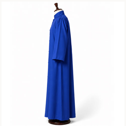 Traditional Choir Cassock, Adults & Children, Premium Matte Finish, Multiple Colors Available