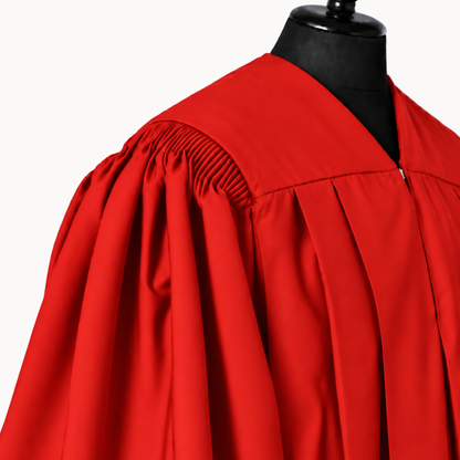 Premium Matte Fluted Bachelor Graduation Gown, Cap & Tassel