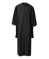Premium Matte Fluted Master Graduation Gown only