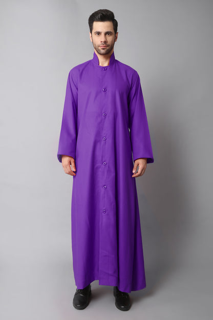 Adult's Traditional Choir Cassock | Premium Matte Finish 15 Color's