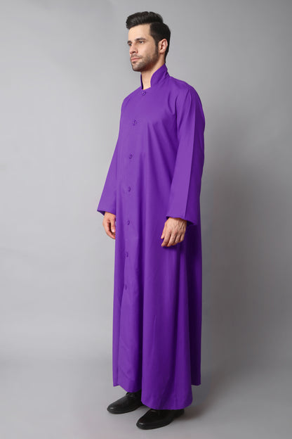 Adult's Traditional Choir Cassock | Premium Matte Finish 15 Color's