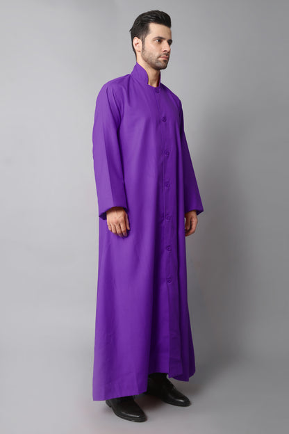 Adult's Traditional Choir Cassock | Premium Matte Finish 15 Color's