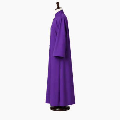 Traditional Choir Cassock, Adults & Children, Premium Matte Finish, Multiple Colors Available