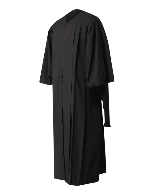 Premium Matte Fluted Master Graduation Gown only